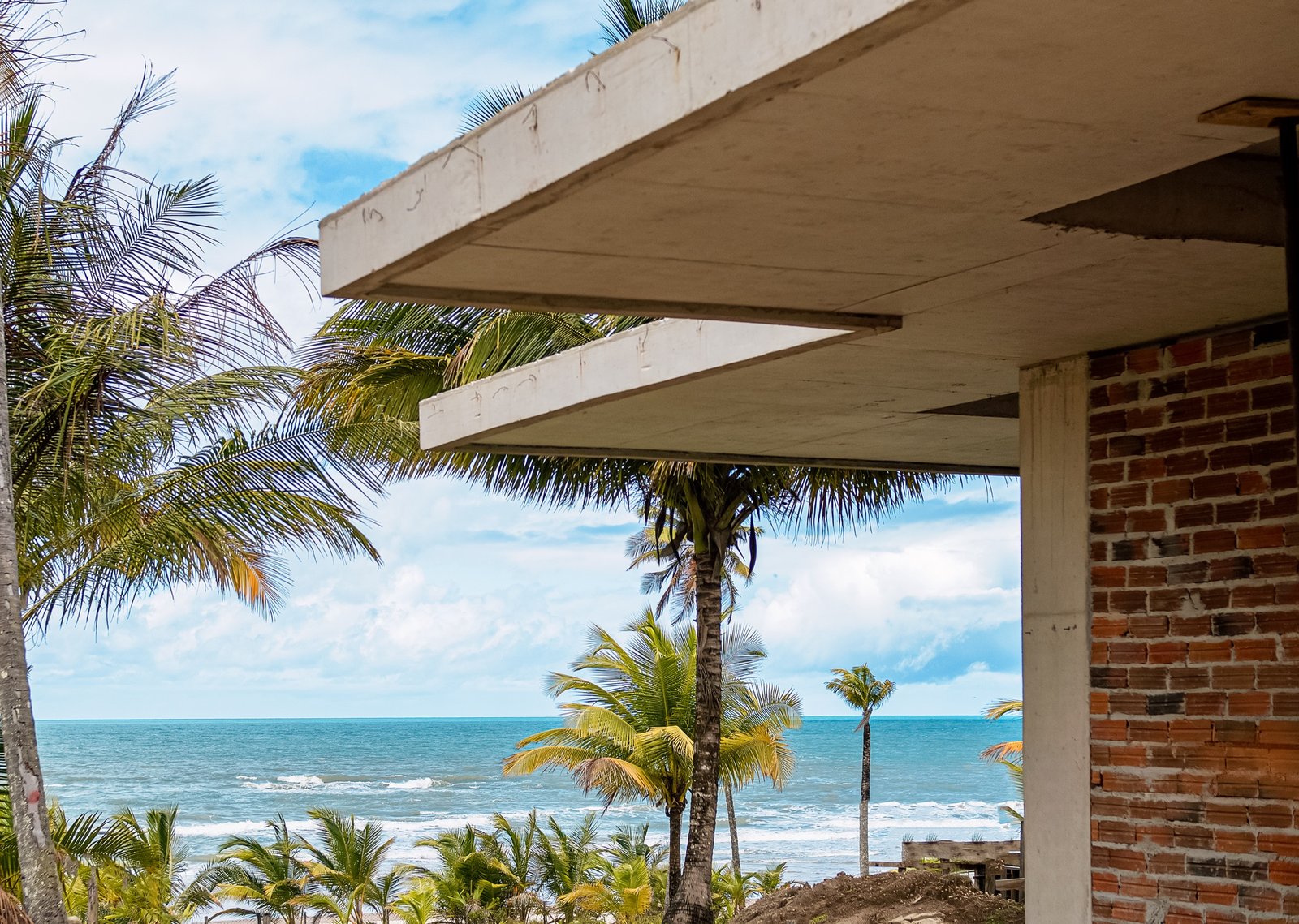 Estrutura em concreto do Resort JK